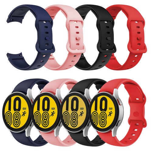 Weiches Silikon Uhrenarmband für Samsung Galaxy Watch 6 5 4 40 44 42 46 mm 6 Classic - Bild 1 von 25