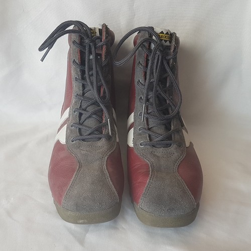 Blackstone Sport Division Boots Size 5 EU 37 Leather and Suede Red and Brown - Picture 3 of 10