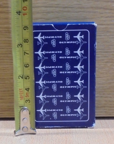 OLYMPIC AIRWAYS ADVERTISIGN VTG PLAYING CARDS DECK - Picture 13 of 13