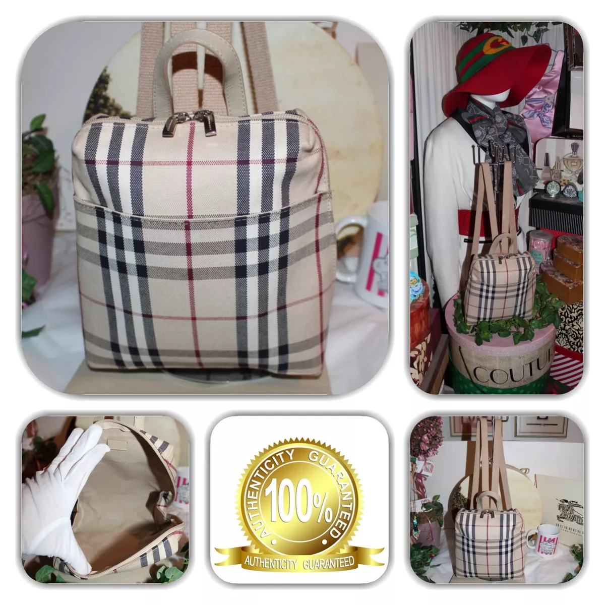 Mini burberry backpack sale