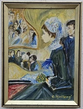 No.: 1348 expressionism oil painting frame painting oil painting people portrait