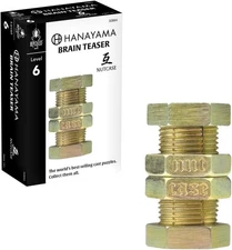 Intriguing Nutcase Hanayama Metal Puzzle - Engaging Level 6 Challenge for One