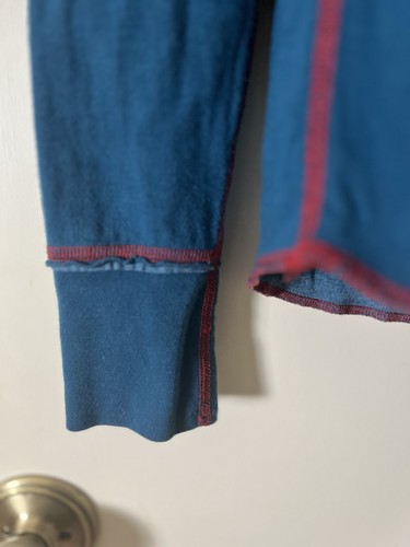 Alp N Rock Damen bestickte Patches Gstaad V-Ausschnitt Henley Größe S türkis - Bild 3 von 13