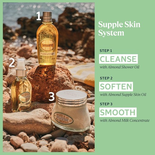 L'Occitane Cleansing & Softening Almond Shower Oil, Body Wash & Shaving Base - Bild 6 von 7