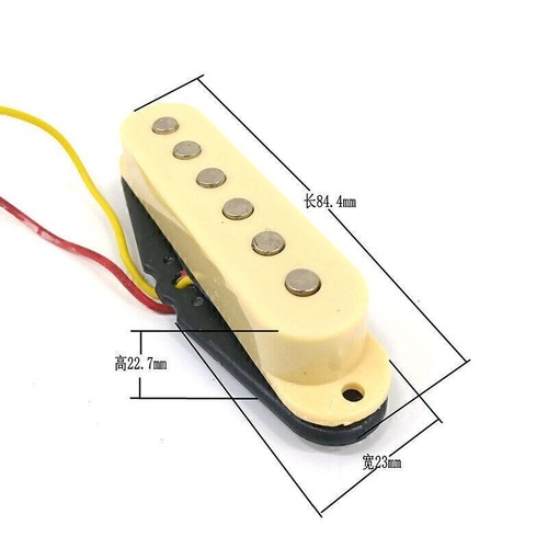 Tonabnehmer Brücke und Hals Alnico Single-Coil Pickup Werkzeug für ST E-Gitarre - Bild 4 von 9
