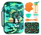3D Dinosaur Lunchbox Kit w/ Containers, 3-Compartment, Leakproof, Insulated