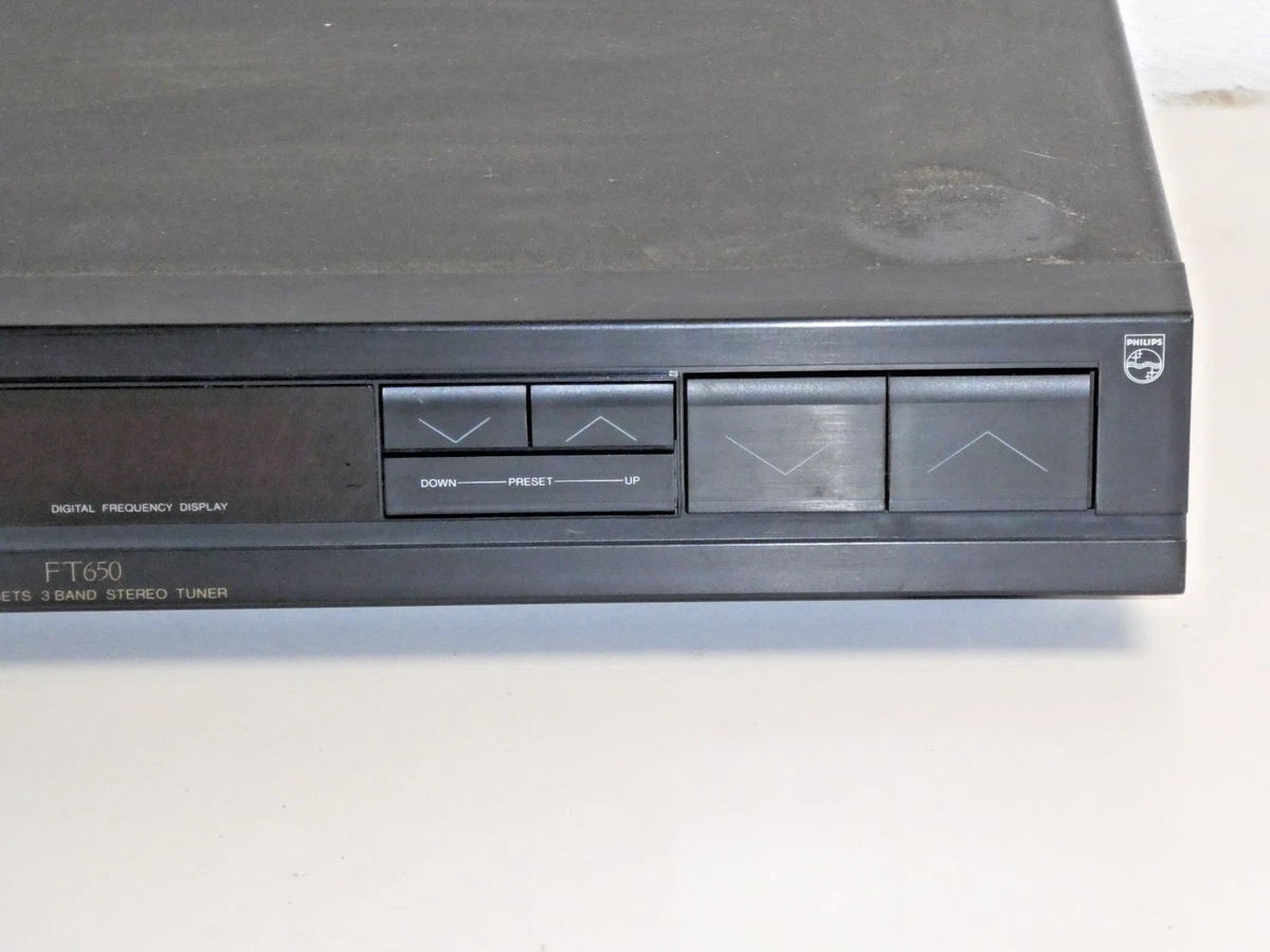 Sintonizador estéreo Philips FT650, 2 años de garantía