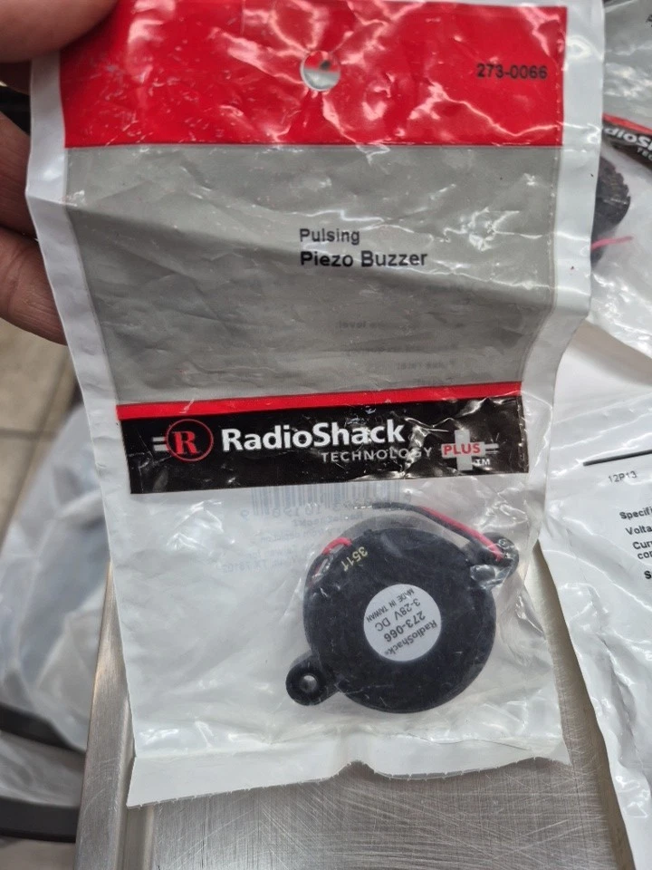RadioShack 90dB Piezo Pulse12ma 3-28vdc 273-0066 Foto 3 de 4