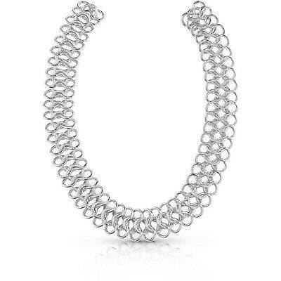 Necklace Guess UBN84002 Women Silver Hearth Length 28 Jewellery NEW - Picture 1 of 2