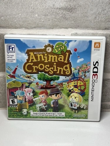 VG Animal Crossing New Leaf Nintendo 3DS Game CIB Authentic Tested