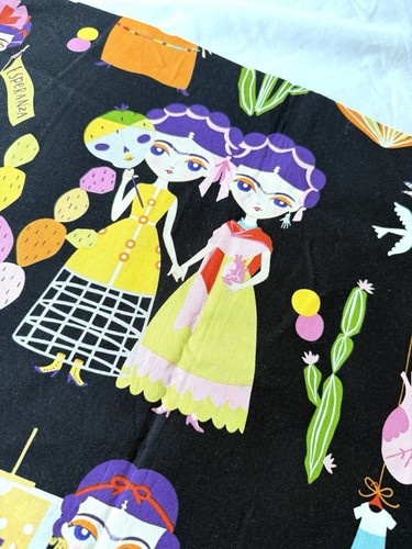 Alexander Henry Fabric Frida Kahlo, cotton Fat Quarter 21 X 23 “ Double Folded. - Bild 7 von 9