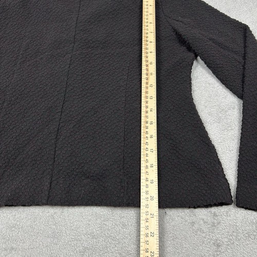 Eileen Fisher Blazer Jacket Women's Small Black Crinkle Textured Career Business - Picture 9 of 11