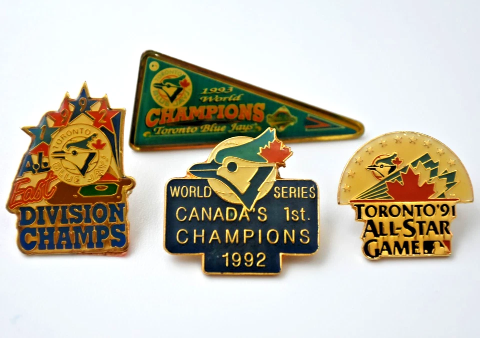 Vintage Toronto Blue Jays Pin Lot MLB Baseball - Image 2 of 4