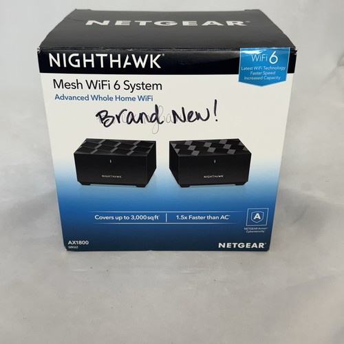 Netgear Nighthawk AX1800 1,8Gbps Home Mesh Wi-Fi 6 System - NEU UNBENUTZT Open Box