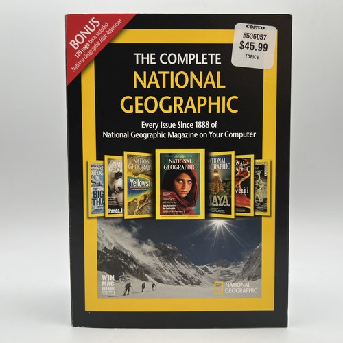 Kompletne oprogramowanie National Geographic DVD Rom Win Mac każde wydanie 1888-2008 - Zdjęcie 2 z 9