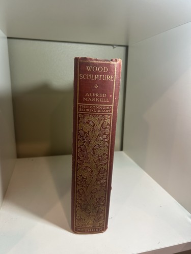 WOOD SCULPTURE by Alfred Maskell, 1911 1st Ed, Illustrated - Picture 2 of 13