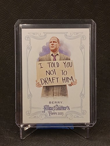 2013 Allen and Ginter #223 Matthew Berry Baseball Card ESPN Fantasy Football - Picture 2 of 3