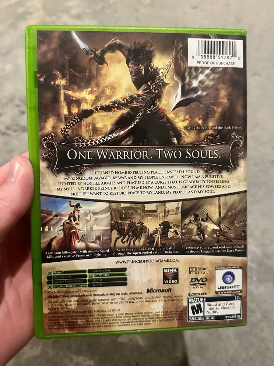 Xbox - xbox★PRINCE OF PERSIA THE TWO THRONES Prince of Persia Two Thrones for Microsoft Xbox | TVGC