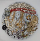 Vintage Costume Jewelry Lot Designer Mix Wearable Reseller Bulk Lot 9