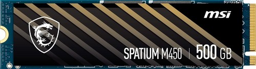 MSI SPATIUM M450 SSD 500GB - PCIe 4.0 NVMe M.2 Internal Solid State Drive, 3600M - Picture 3 of 6