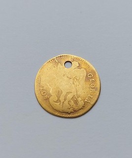 James II Gold Touch Piece/Scrofula Token (1685/88)