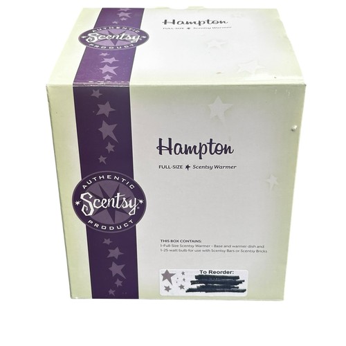 Scentsy Hampton Plug In Wax Melt Warmer Retired New in Box - Picture 5 of 8