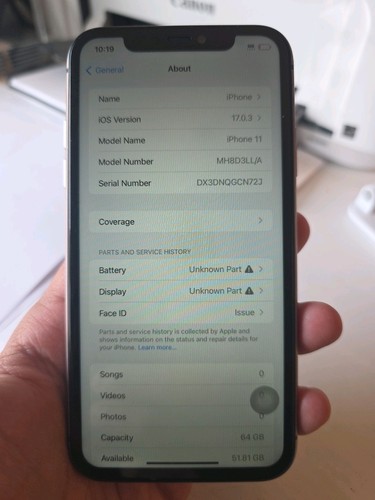 Apple iPhone 11 - 128GB - A2111 At&t Used Color Black # 041 - 第 3/15 張圖片