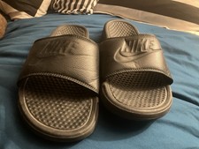 Nike Benassi JDI Men's Slide - Black/Black/Black, US 10 (343880-001)