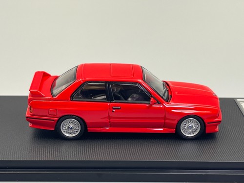 Modellino mortale BMW E30 M3 Sport Evolution rosso scala 1/64 con custodia - Foto 8 di 21