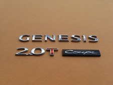 09 10 11 12 13 14 15 16 Hyundai Genesis 2.0 Coupe Rear Emblem Logo Badge A48125 09 10 11 12 13 14 15 16 Hyundai Genesis 2.0 Coupe Rear Emblem Logo Badge A48125