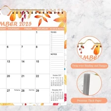 2025-2027 Calendar - Wall Calendar from Nov 2025 to Jun 2027, 20 Monthly Planner