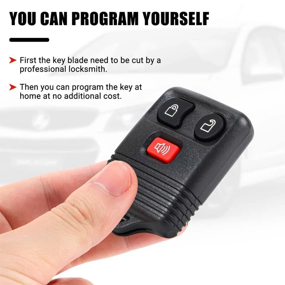 2 Llaveros de coche a distancia para Ford F-150 1999 2000 2001 2002 2003 2004 2005 2006 2007 Foto 4 de 4