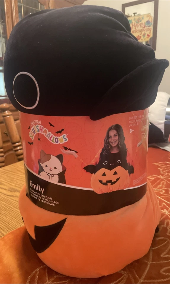 Disfraz de Halloween de lujo Squishmallow para niñas Emily The Bat NUEVO edades 6+ Foto 2 de 4