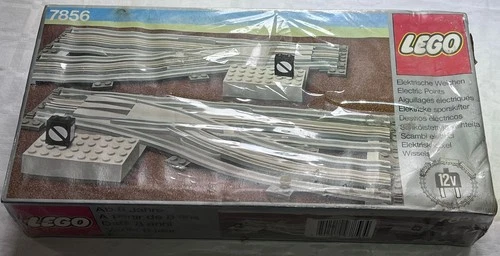 LEGO Train 12 Volt 7856 Switch Set 12V NEW AND SEALED, Collectors -RARE-
