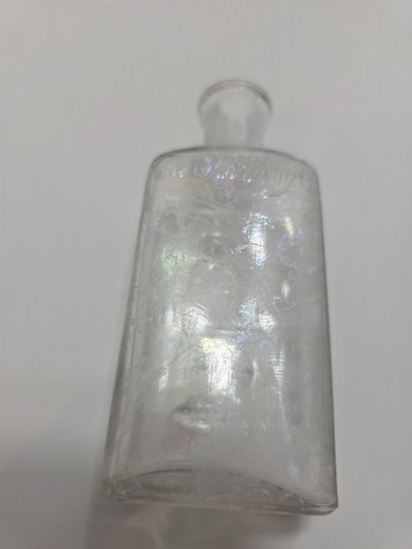 Antica Bottiglia Medicina Gufo Trasparente Drug Co. 5,5” Farmacia Da Collezione 1900 - Foto 4 di 12