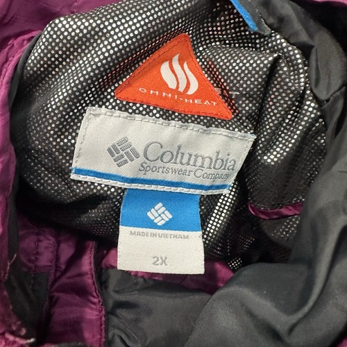 Columbia Jacket Womens Big 2X Mighty Lite Omni-Heat Omni-Shield Puffer Softshell - Picture 2 of 9