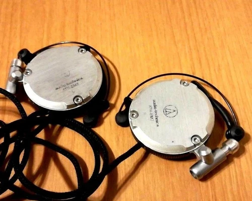 Audio-Technica ATH-EM7 SV Earfit Headphones Japan Used
