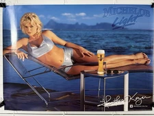2001 Michelob Light Heather Kozar 1999 Playmate Of The Year Beer Poster 27”x19”