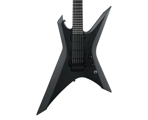 Open Box Ibanez XPTB620BKF Iron Label Xiphos Electric Guitar - Black Flat