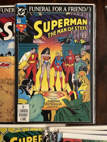 Superman: The Man Of Steel 0-21 Incomplete NM 1991 DC 1st Doomsday! - Picture 10 of 10