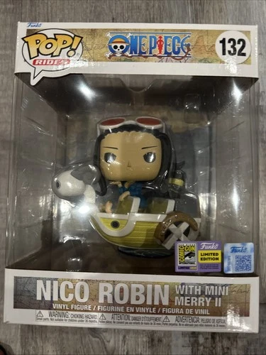 Funko Pop! Rides Deluxe: One Piece - Nico Robin with Mini Merry II  2025 SDCC