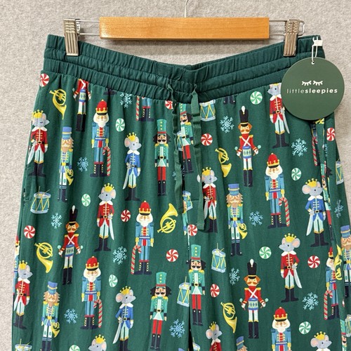 Little Sleepies Hombre’s L Cascanueces Pijama Pantalones Bambú Navidad Acogedor - Imagen 2 de 8