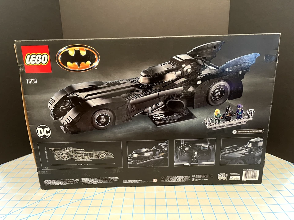 LEGO DC 1989 Batmobile (76139) opened box all bags still sealed 100% - Image 2 of 4