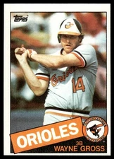 1985 Topps Wayne Gross Baltimore Orioles #416