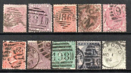 GB QV USED Surface Printed Selection,Mixed Condition