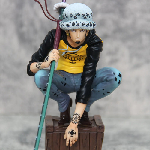 Action Figure Trafalgar Law 21 cm One Piece PVC Anime Statua Giocattolo da Collezione Regalo - Foto 4 di 26