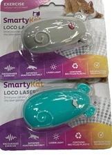 X2 Smartykat Loco Laser Exercise Electronic Light Cat Toy