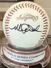 MICHAEL WACHA SIGNED 2011 WORLD SERIES BASEBALL ST LOUIS CARDINALS AUTOGRAPH