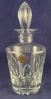 Block Crystal Decanter Krosno Poland Hand Polished Cut Mouth Blown Poland — photo 1