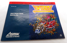 Nes Nintendo WURM Journey to the Center of the Earth Complete w/ manual Tested
